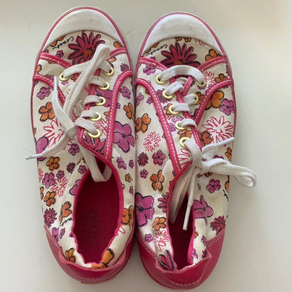 Coach floral sneakers